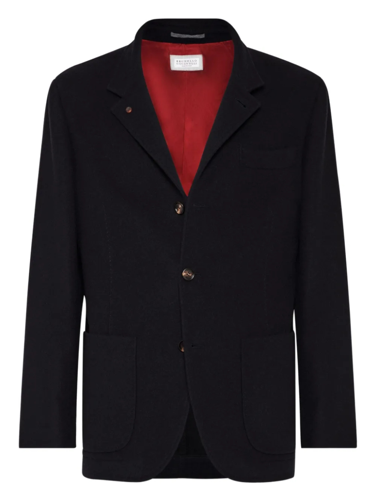 Кашемировый блейзер Brunello Cucinelli, черный 
Кашемировый блейзер Brunello Cucinelli, черный
