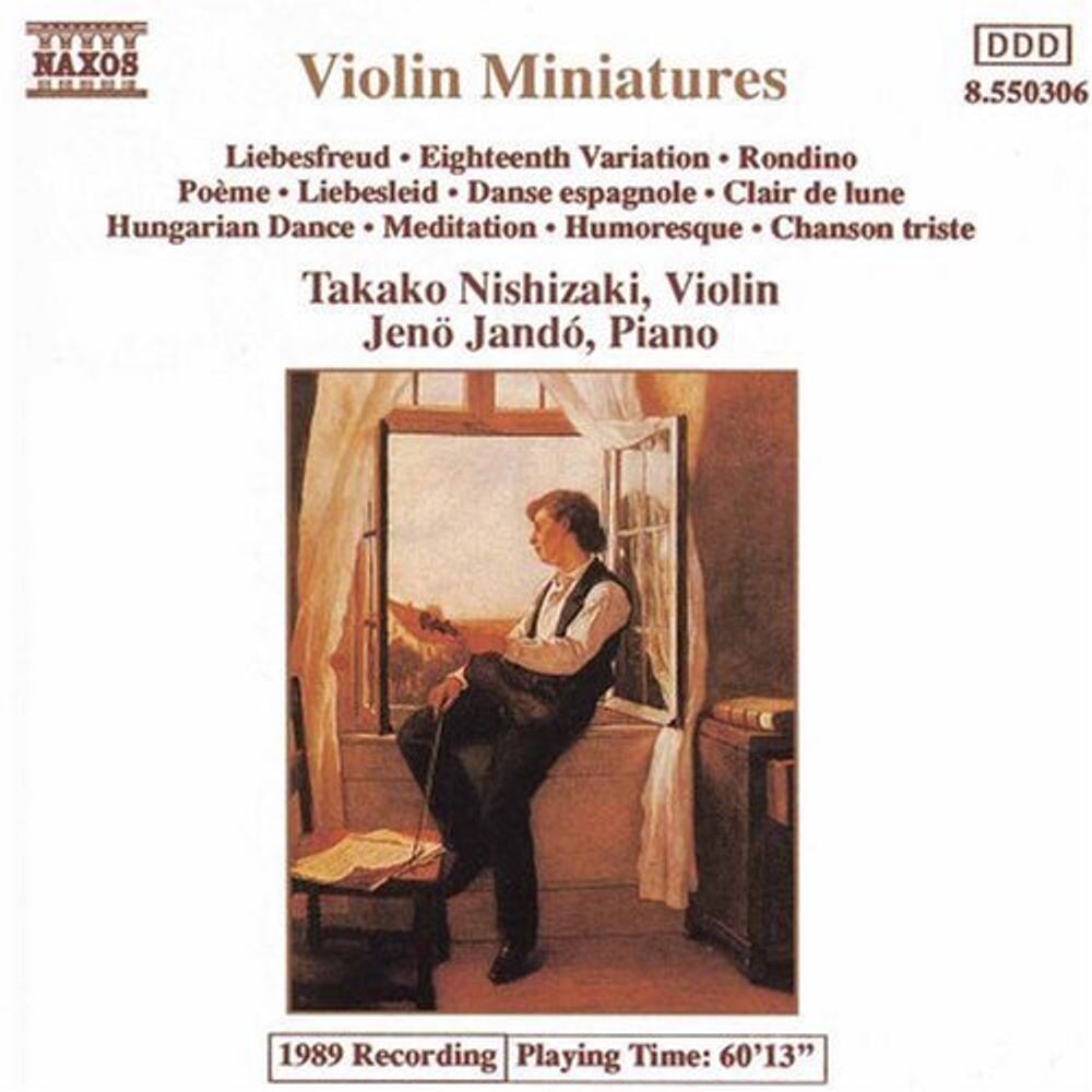 Диск CD Violin Miniatures - Takako Nishizaki
Диск CD Violin Miniatures - Takako Nishizaki