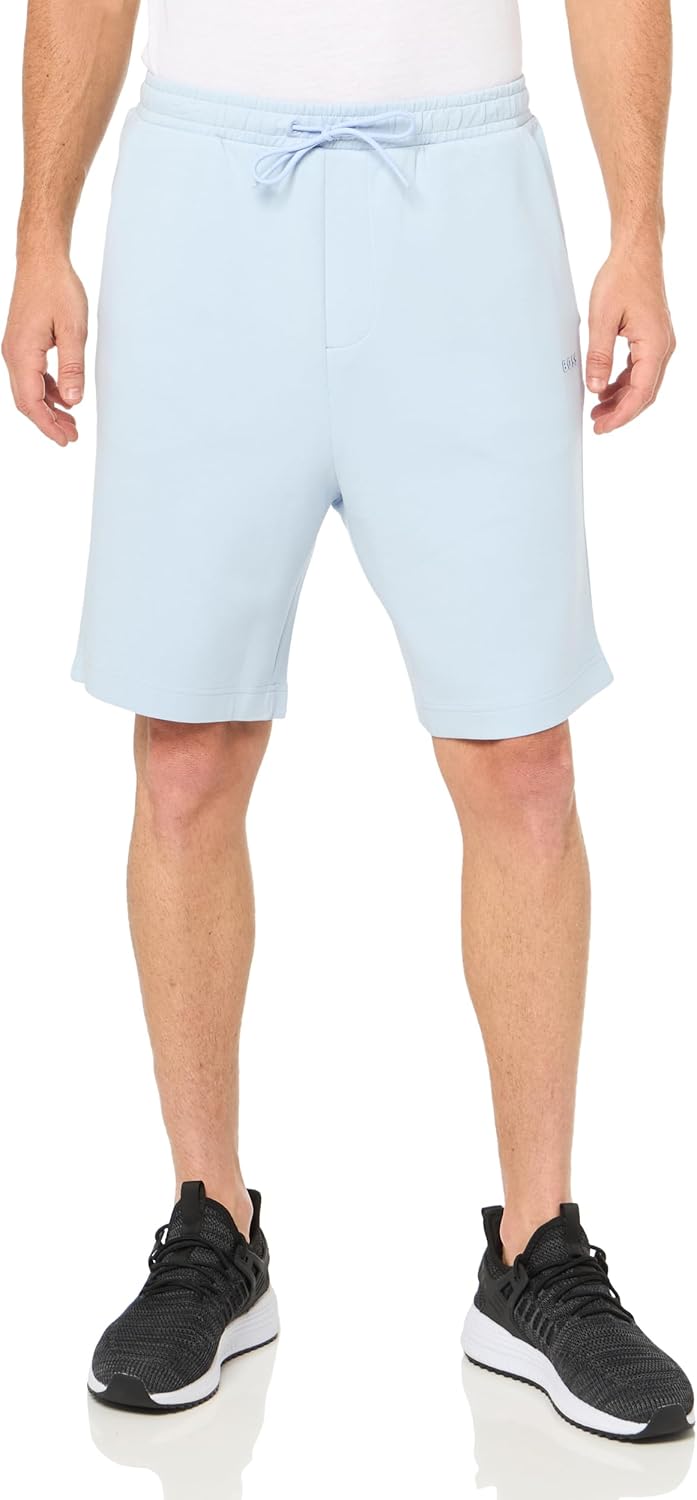 BOSS Мужские шорты с поясом на шнурке из структурированного джерси Hugo Boss, Kentucky Blue
BOSS Мужские шорты с поясом на шнурке из структурированного джерси Hugo Boss, Kentucky Blue