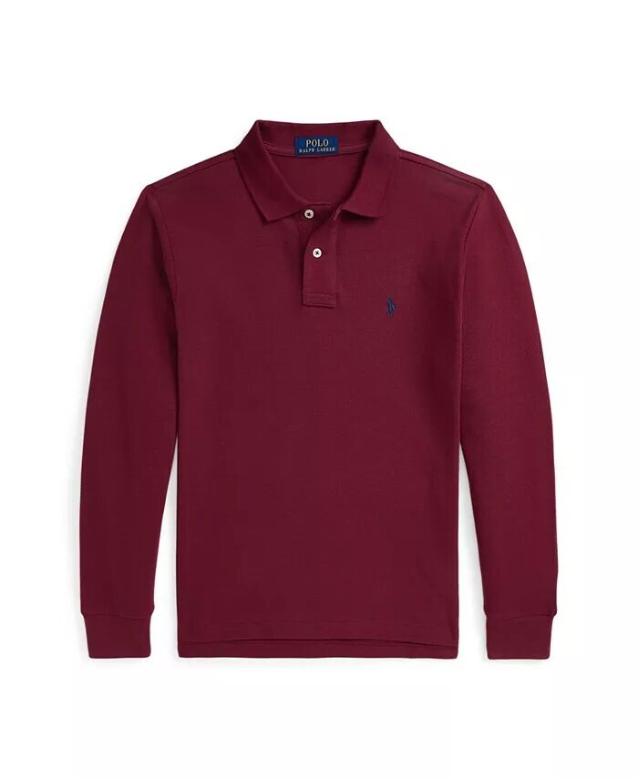 Рубашка поло с длинными рукавами из хлопковой сетки для мальчиков Big Boys Polo Ralph Lauren, красный
Рубашка поло с длинными рукавами из хлопковой сетки для мальчиков Big Boys Polo Ralph Lauren, красный