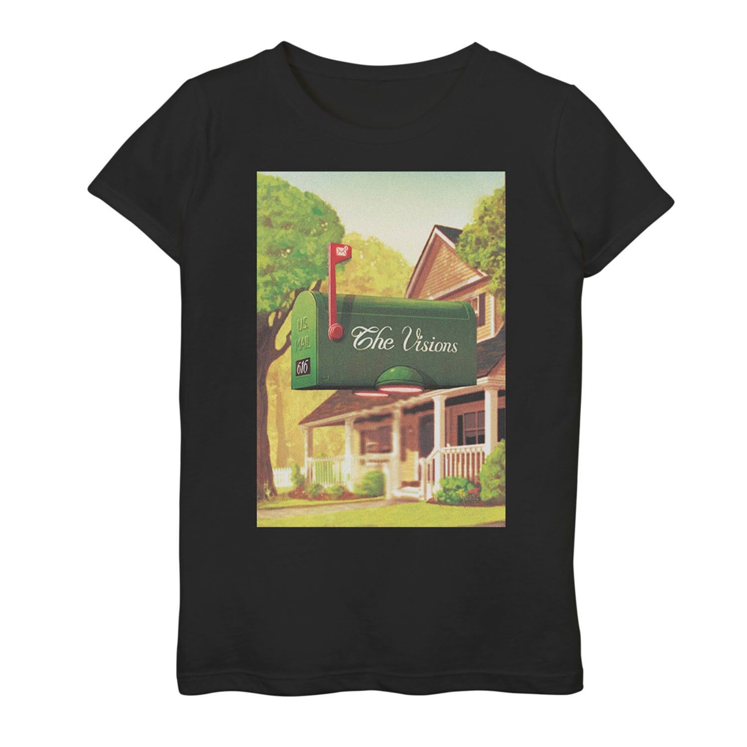 Футболка с плакатом «Почтовый ящик Marvel The Visions» для девочек 7–16 лет Marvel
Футболка с плакатом «Почтовый ящик Marvel The Visions» для девочек 7–16 лет Marvel