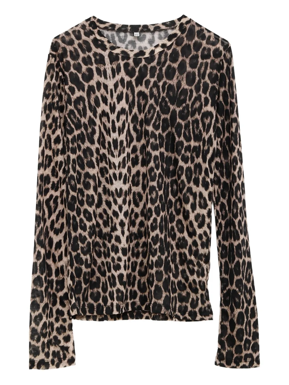 Футболка с леопардовым принтом и рукавами-колокольчиками Baserange, коричневый
Футболка с леопардовым принтом и рукавами-колокольчиками Baserange, коричневый