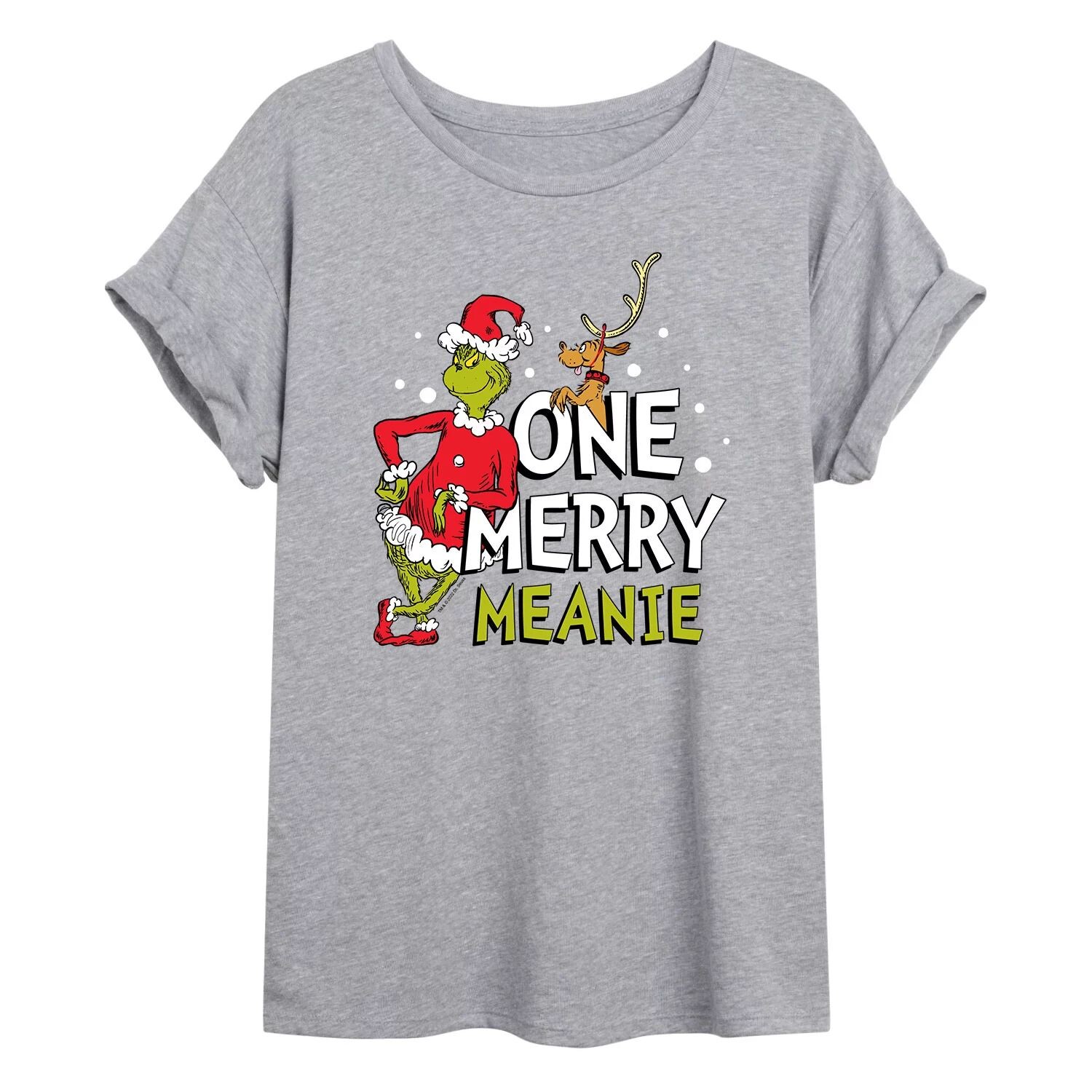 Размерная футболка с рисунком Доктора Сьюза The Grinch One Merry Meanie для юниоров Licensed Character
Размерная футболка с рисунком Доктора Сьюза The Grinch One Merry Meanie для юниоров Licensed Character