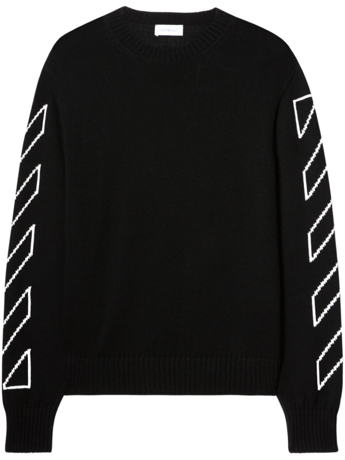Off-White свитер Outline с полосками Diag, черный
Off-White свитер Outline с полосками Diag, черный