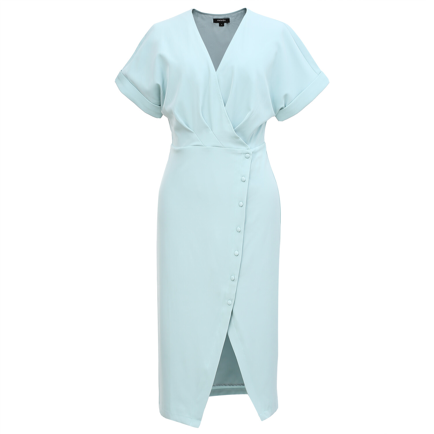 Асимметричное платье с боковыми пуговицами и крестиком-сердечком Smart And Joy, зеленый
Асимметричное платье с боковыми пуговицами и крестиком-сердечком Smart And Joy, зеленый