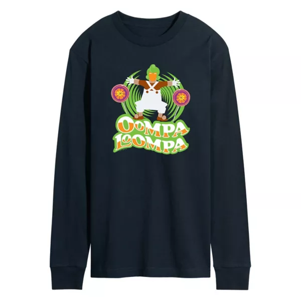 Мужская футболка с длинным рукавом и принтом «Вилли Вонка Умпа Лумпа» Licensed Character, синий
Мужская футболка с длинным рукавом и принтом «Вилли Вонка Умпа Лумпа» Licensed Character, синий