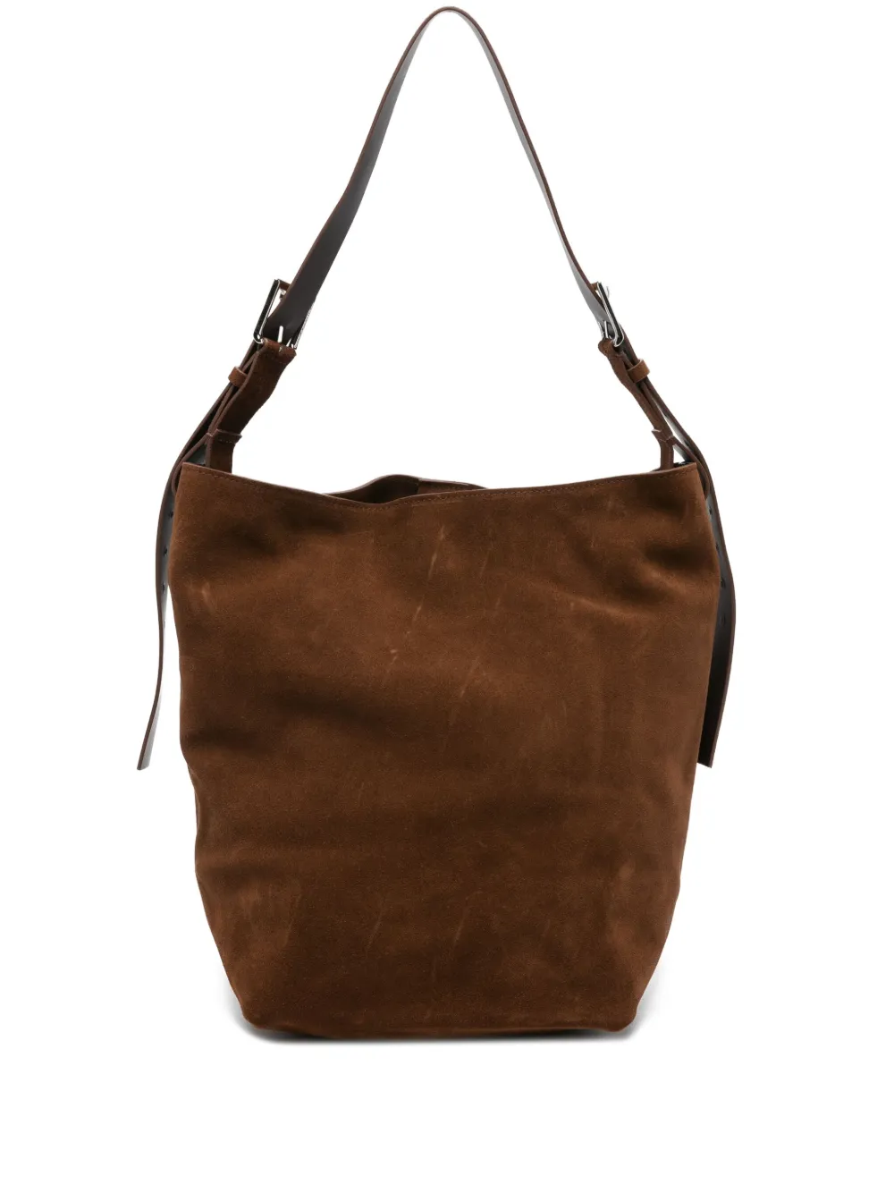 Сумка на плечо из замши с застежкой-пряжкой P.A.R.O.S.H., коричневый
Сумка на плечо из замши с застежкой-пряжкой P.A.R.O.S.H., коричневый