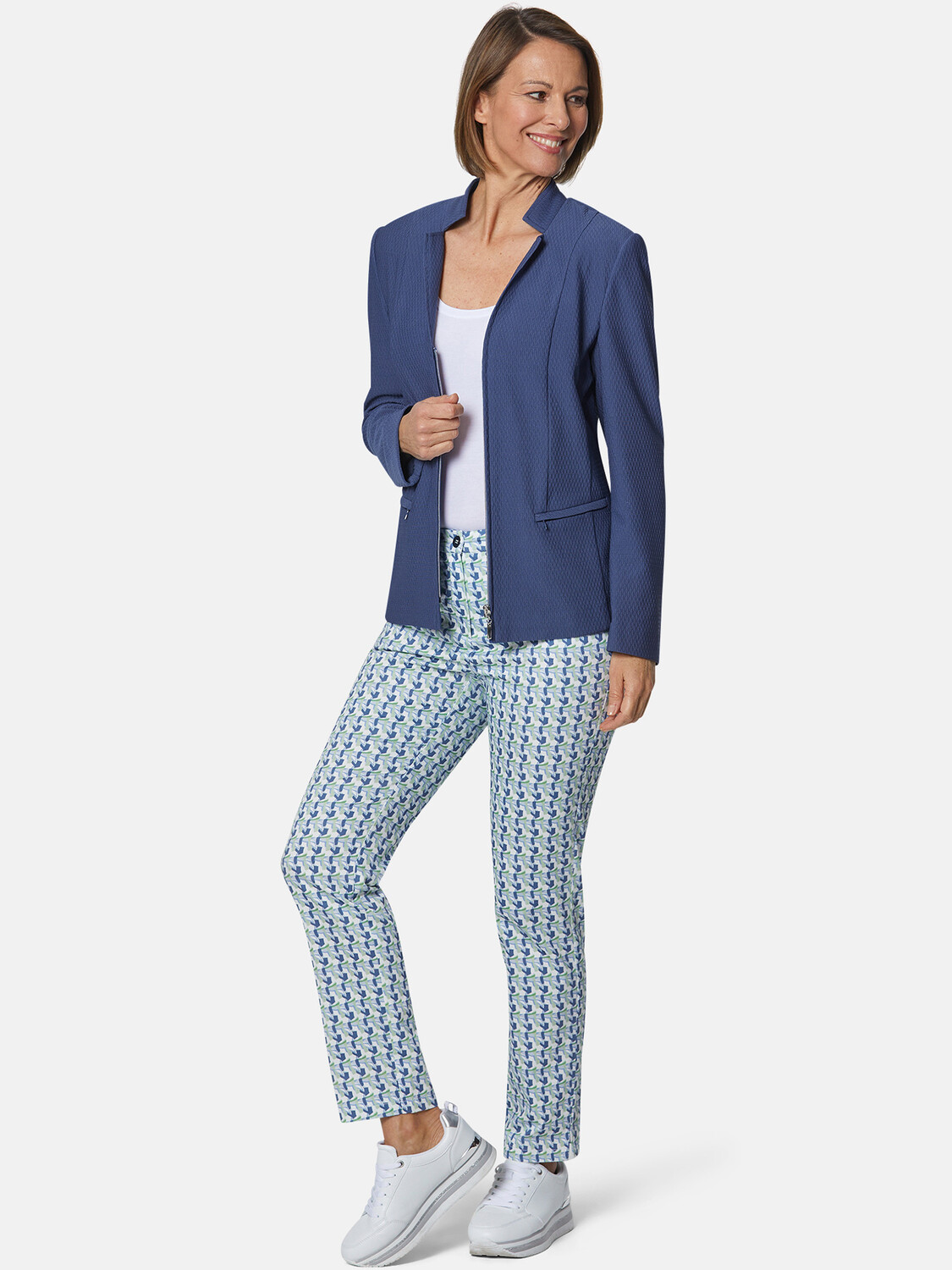 Блейзер GOLDNER Struktur, синий
Блейзер GOLDNER Struktur, синий