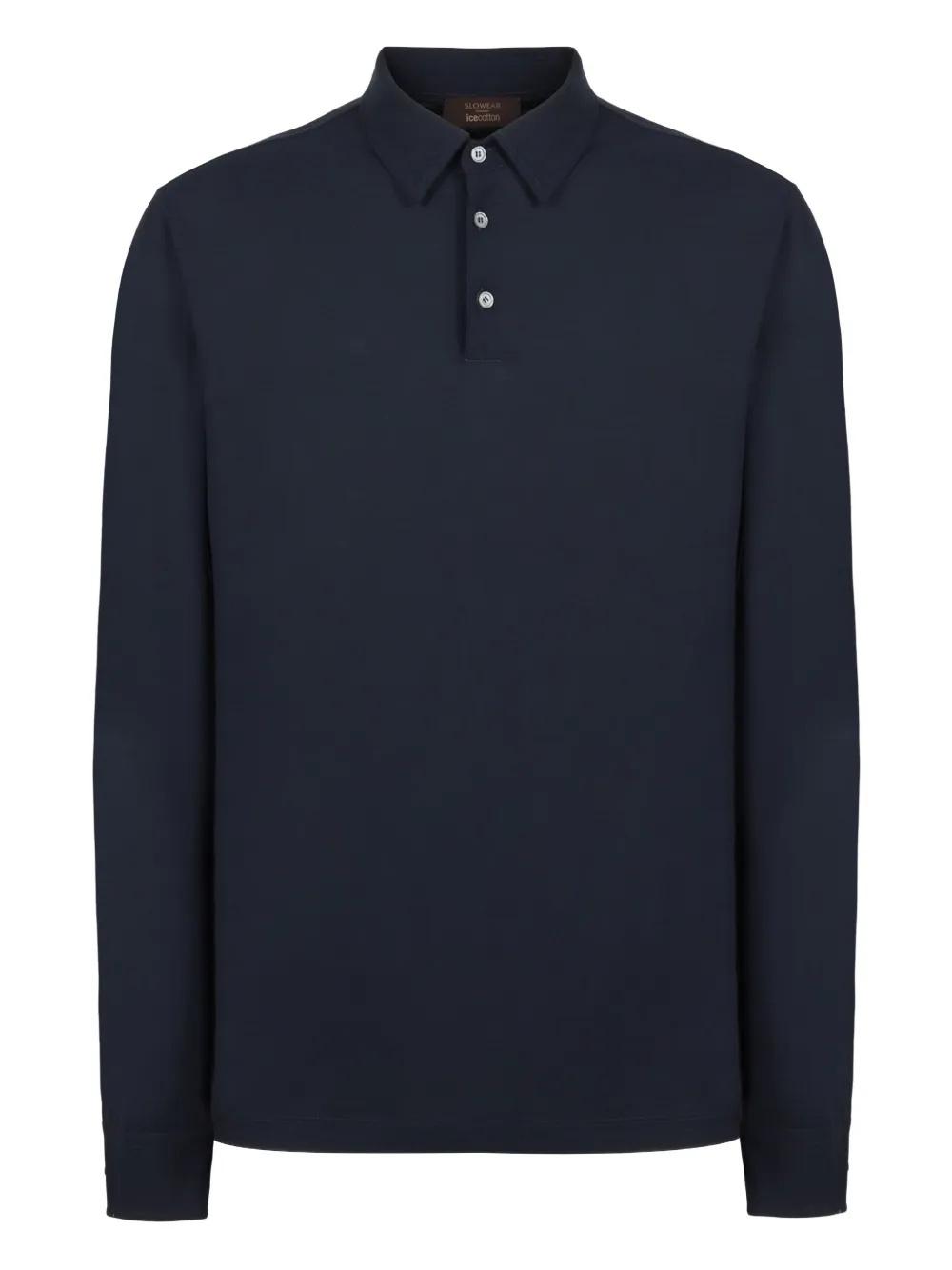 Рубашка поло с манжетами на пуговицах Slowear, синий
Рубашка поло с манжетами на пуговицах Slowear, синий