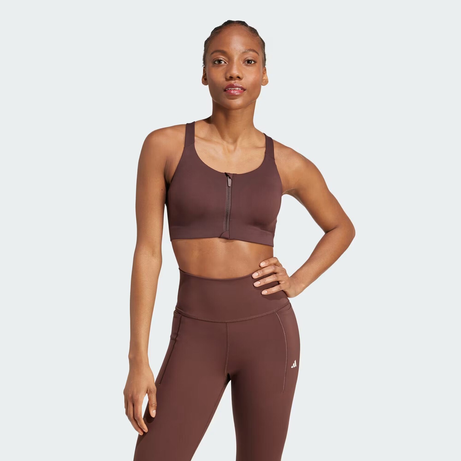 TLRD Impact Luxe Бюстгальтер на молнии с высокой поддержкой Adidas, цвет Shadow Brown
TLRD Impact Luxe Бюстгальтер на молнии с высокой поддержкой Adidas, цвет Shadow Brown