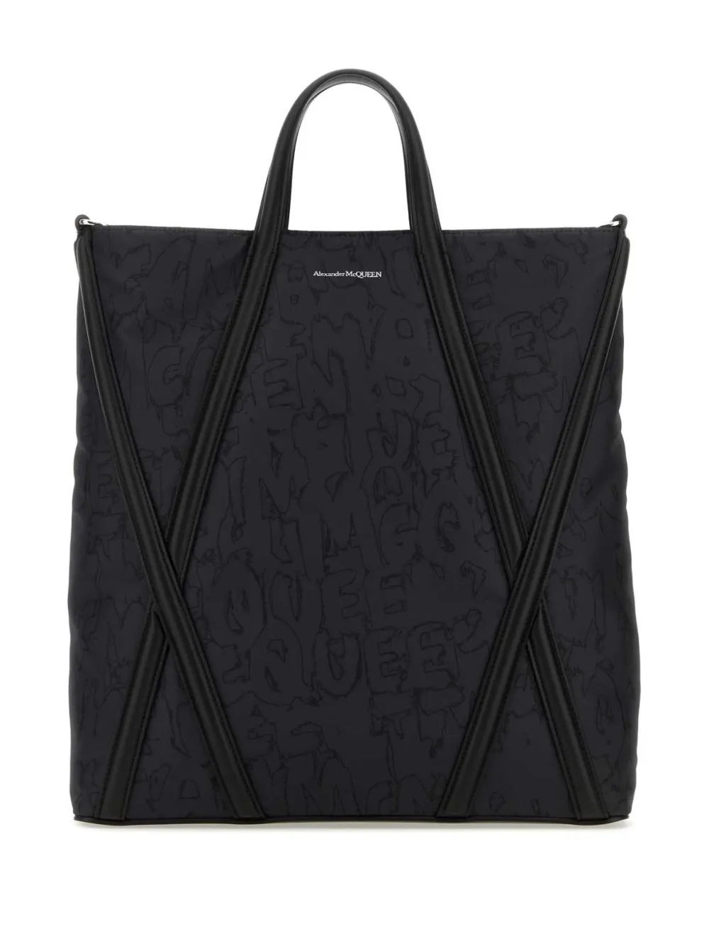 Сумка-тоут с принтом Harness Graffiti Alexander McQueen, черный
Сумка-тоут с принтом Harness Graffiti Alexander McQueen, черный