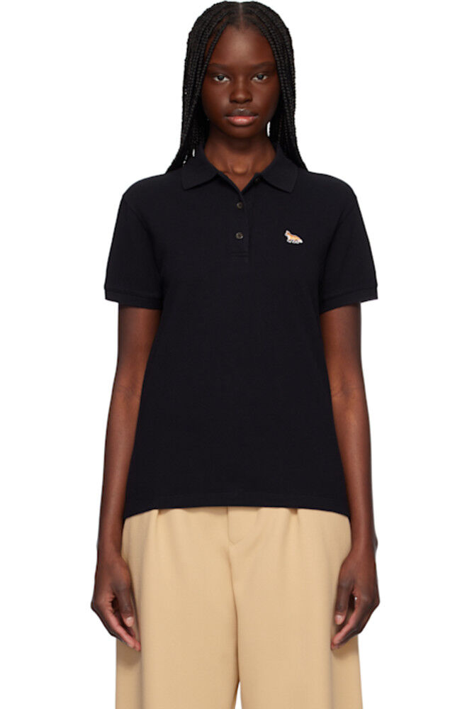 Черный лисенок нашивка Регулярное поло Maison Kitsuné
Черный лисенок нашивка Регулярное поло Maison Kitsuné