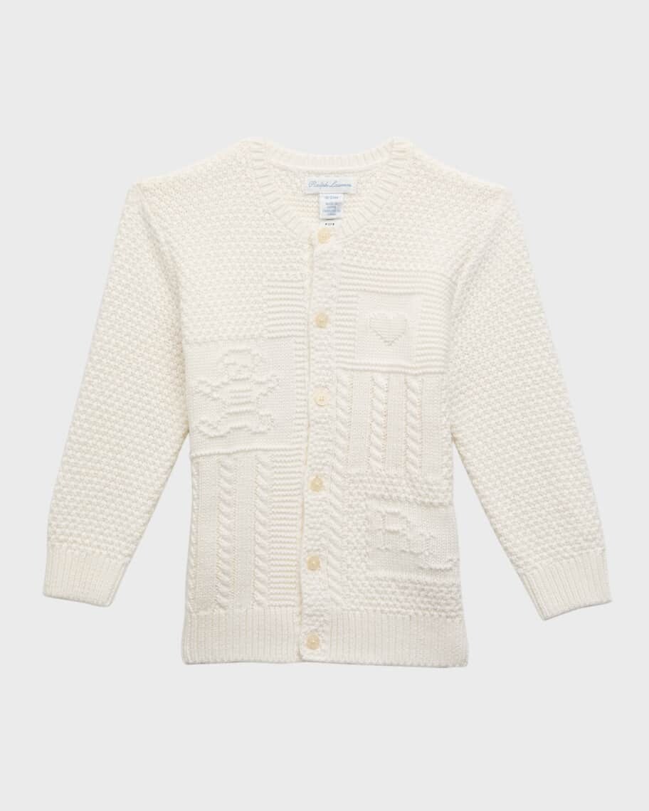 Кардиган для девочки с медведем интарсия, размер 3M-24M Ralph Lauren Childrenswear
Кардиган для девочки с медведем интарсия, размер 3M-24M Ralph Lauren Childrenswear