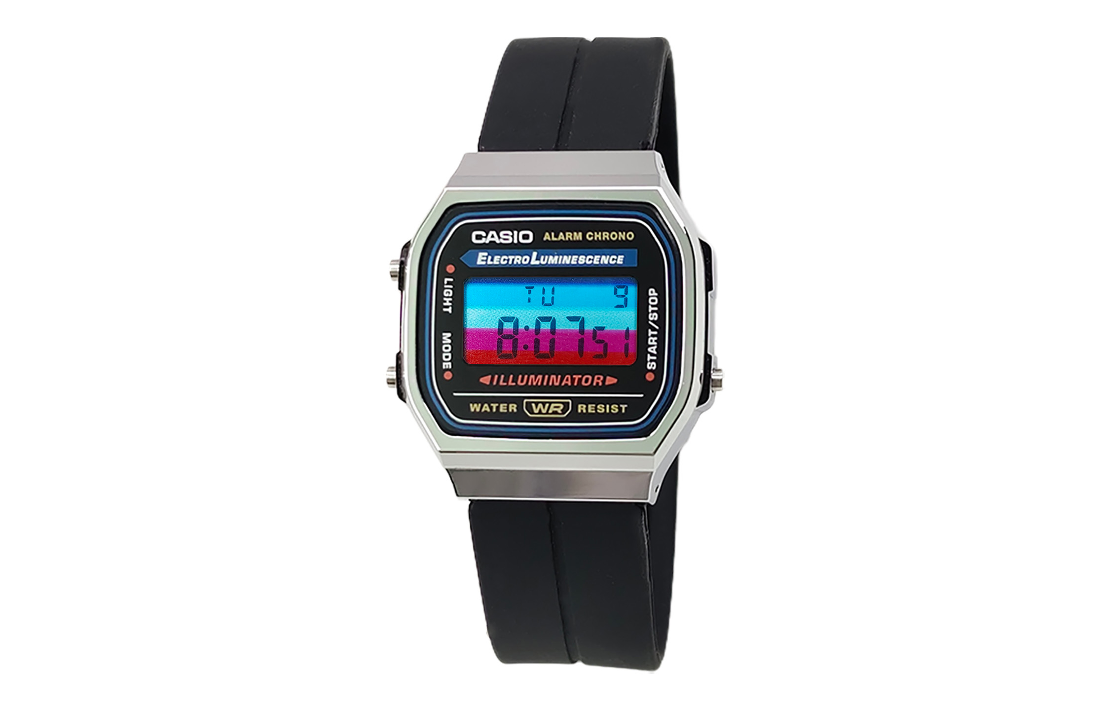 CASIO Кварцевые часы Retrofit Series с силиконовым ремешком, мужские часы с черным циферблатом
CASIO Кварцевые часы Retrofit Series с силиконовым ремешком, мужские часы с черным циферблатом