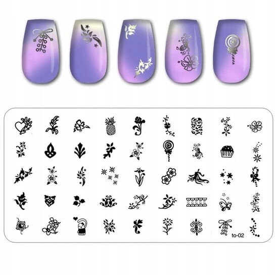 Пластина для штампов с цветочным узором К-02, Frezarkowo
Пластина для штампов с цветочным узором К-02, Frezarkowo