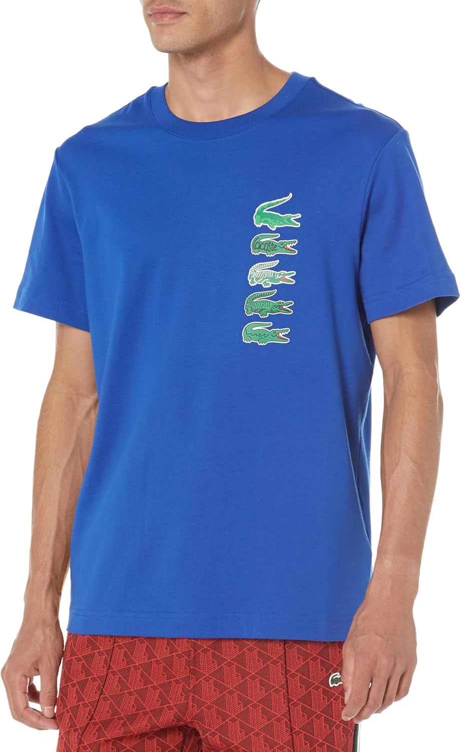 Мужская футболка Lacoste с круглым вырезом, коротким рукавом, стандартным кроем и графикой, Cobalt, Синий, Мужская футболка Lacoste с круглым вырезом, коротким рукавом, стандартным кроем и графикой, Cobalt
Мужская футболка Lacoste с круглым вырезом, коротким рукавом, стандартным кроем и графикой, Cobalt, Синий, Мужская футболка Lacoste с круглым вырезом, коротким рукавом, стандартным кроем и графикой, Cobalt