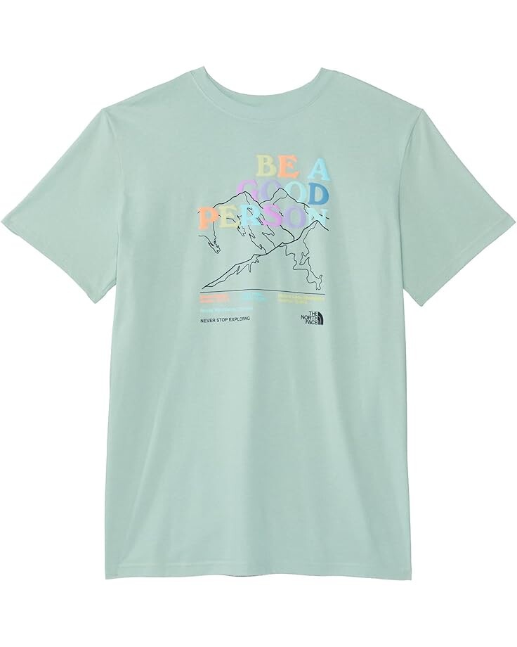 Футболка The North Face Kids Short Sleeve Graphic Tee, цвет Misty Sage/Be A Good Person Graphic
Футболка The North Face Kids Short Sleeve Graphic Tee, цвет Misty Sage/Be A Good Person Graphic