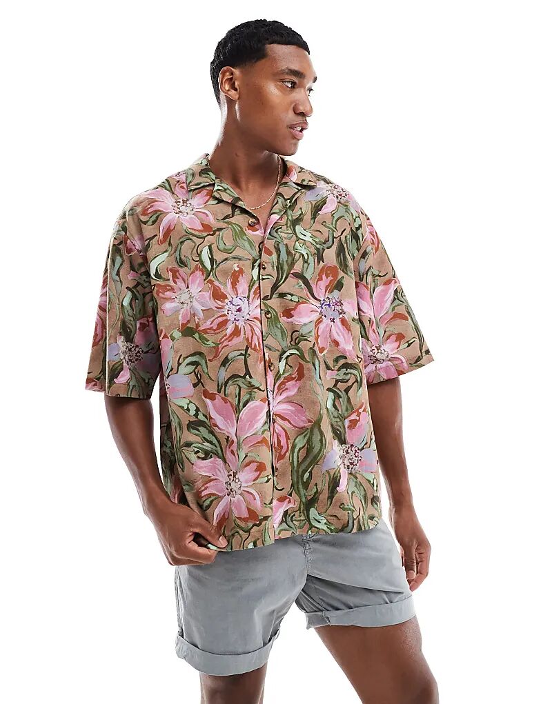 Рубашка свободного кроя ASOS DESIGN Revere с цветочным принтом
Рубашка свободного кроя ASOS DESIGN Revere с цветочным принтом