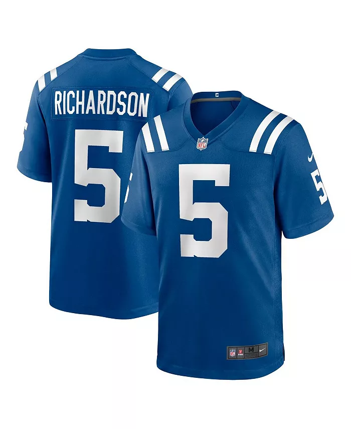 Футболка игровая Indianapolis Colts Anthony Richardson для подростков Nike
Футболка игровая Indianapolis Colts Anthony Richardson для подростков Nike