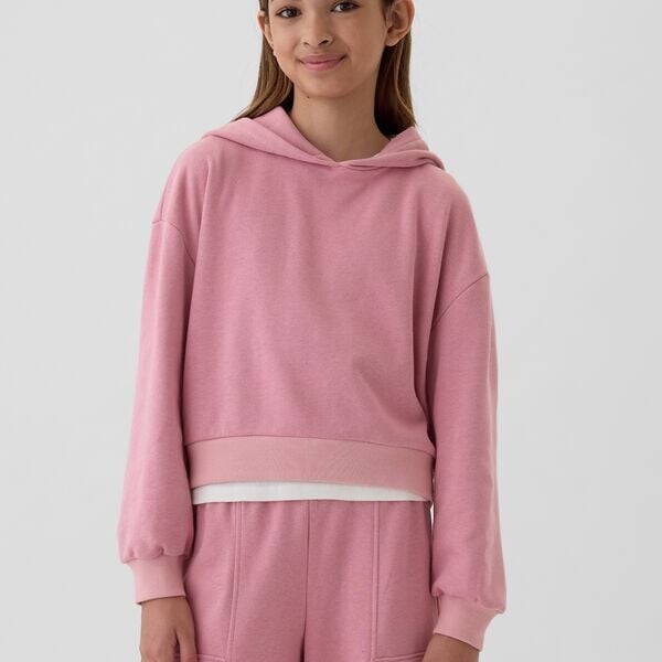 Укороченная толстовка с капюшоном Gap, розовый
Укороченная толстовка с капюшоном Gap, розовый
