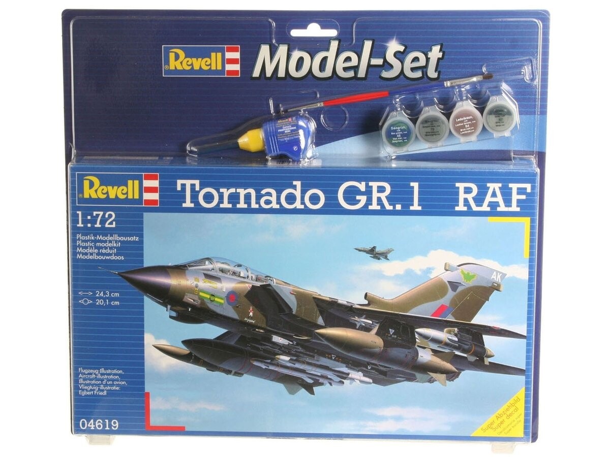 Набор моделей 1/72 /64619/ торнадо гр.1 раф Revell
Набор моделей 1/72 /64619/ торнадо гр.1 раф Revell