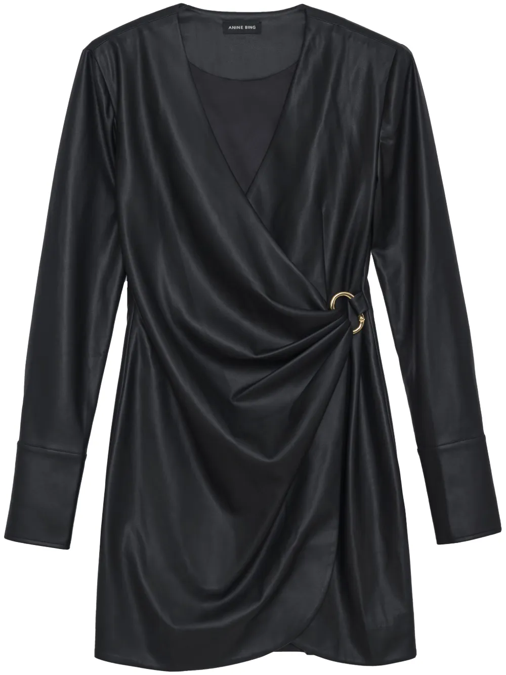 Короткое платье Joey из искусственной кожи ANINE BING, черный
Короткое платье Joey из искусственной кожи ANINE BING, черный
