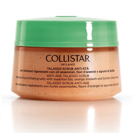 Антивозрастной скраб для тела с сицилийскими цитрусовыми anti-age talasso scrub Collistar, вес 300 гр.
Антивозрастной скраб для тела с сицилийскими цитрусовыми anti-age talasso scrub Collistar, вес 300 гр.