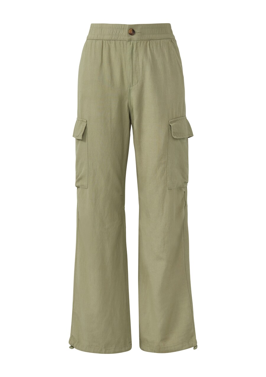 Свободные брюки-карго QS, оливковый
Свободные брюки-карго QS, оливковый