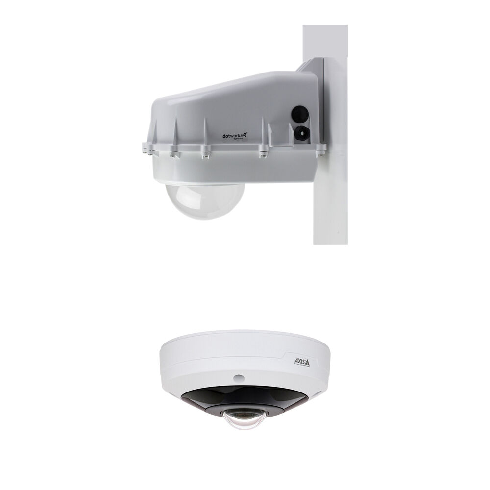 Базовый корпус Dotworkz D2 (прозрачная линза) с наружной панорамной сетевой мини-купольной камерой Axis Communications M4318-PLVE 12 МП с углом обзора 360°
Базовый корпус Dotworkz D2 (прозрачная линза) с наружной панорамной сетевой мини-купольной камерой Axis Communications M4318-PLVE 12 МП с углом обзора 360°