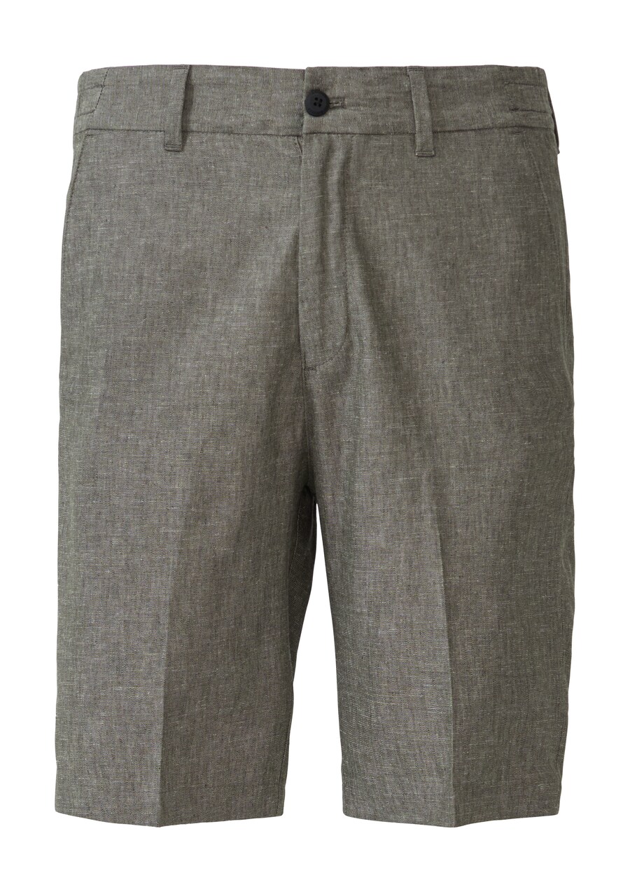 Обычные плиссированные брюки s.Oliver BLACK LABEL, хаки 
Обычные плиссированные брюки s.Oliver BLACK LABEL, хаки