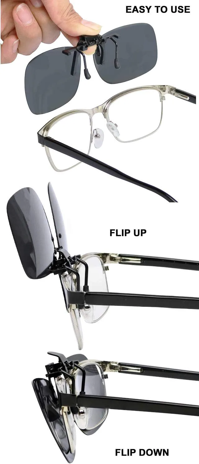 Солнцезащитные очки Success Eyewear Clip On с поляризованными линзами, которые крепятся к обычным очкам, откидные, для мужчин и женщин, Set of Smoke and Silver Mirror
Солнцезащитные очки Success Eyewear Clip On с поляризованными линзами, которые крепятся к обычным очкам, откидные, для мужчин и женщин, Set of Smoke and Silver Mirror