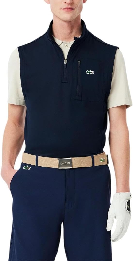 Мужской жилет для гольфа Lacoste Sport Quarter Zip Layering, Navy Blue
Мужской жилет для гольфа Lacoste Sport Quarter Zip Layering, Navy Blue