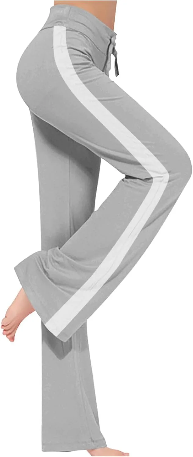 Женские спортивные брюки с боковыми полосками, широкие, на высокой талии
Женские спортивные брюки с боковыми полосками, широкие, на высокой талии