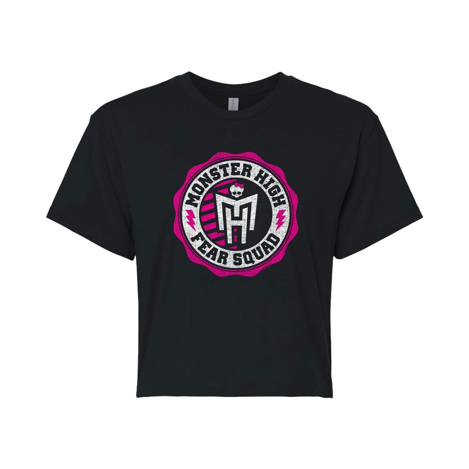 Укороченная футболка с рисунком Monster High для юниоров «Fear Squad» Licensed Character
Укороченная футболка с рисунком Monster High для юниоров «Fear Squad» Licensed Character