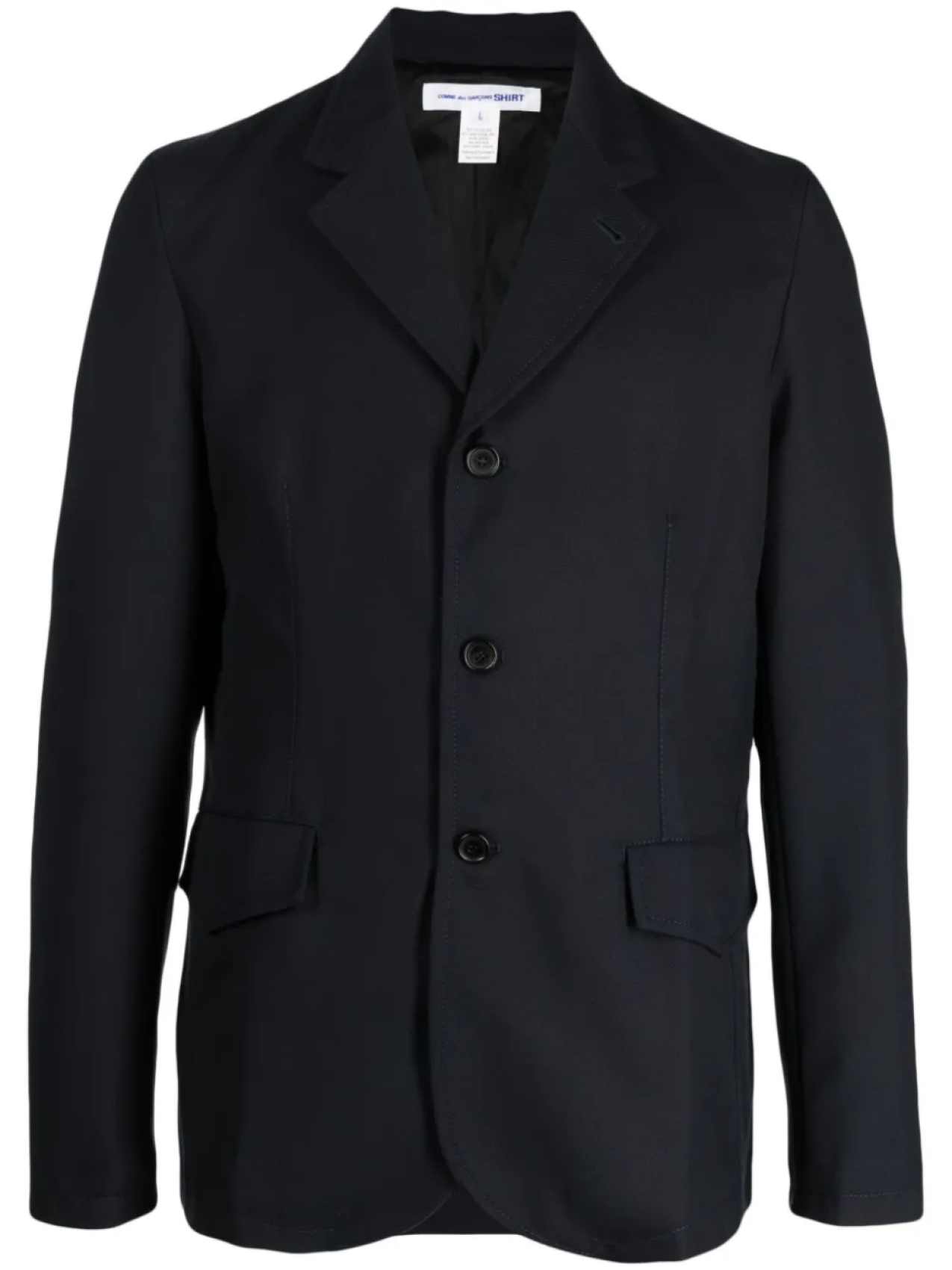 Comme Des Garçons Shirt однобортный пиджак с заостренными лацканами, синий
Comme Des Garçons Shirt однобортный пиджак с заостренными лацканами, синий