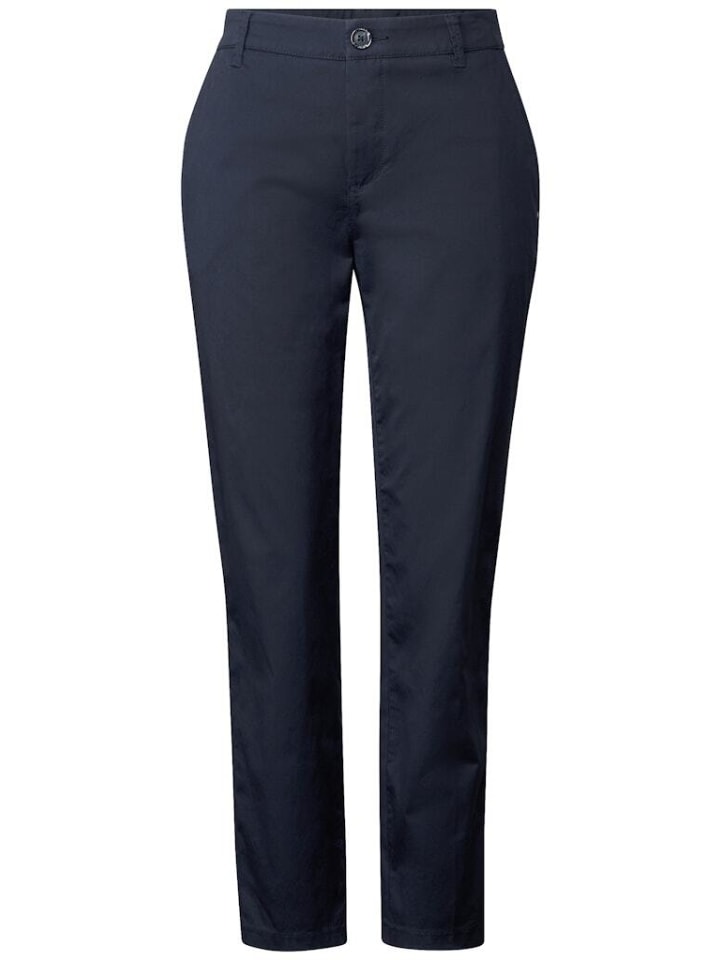 Тканевые брюки Street One, цвет deep blue
Тканевые брюки Street One, цвет deep blue