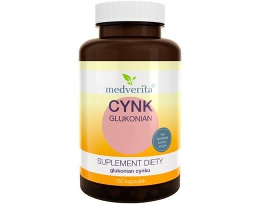 Medverita, БАД, глюконат цинка 15 мг, 180 капсул
Medverita, БАД, глюконат цинка 15 мг, 180 капсул