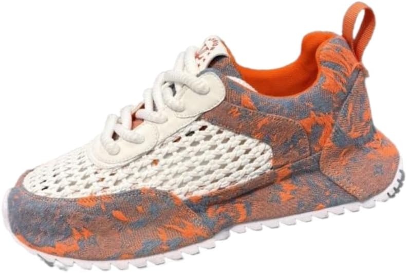 Мужские повседневные спортивные кроссовки с перфорацией и дышащей тканью - удобные кроссовки для бега с утолщенной подошвой Hoalox, оранжевый
Мужские повседневные спортивные кроссовки с перфорацией и дышащей тканью - удобные кроссовки для бега с утолщенной подошвой Hoalox, оранжевый