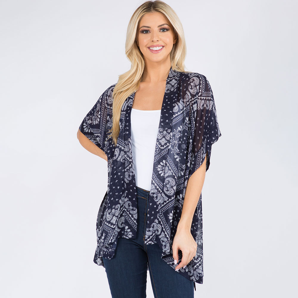 Легкий бохо кимоно пончо с открытой передней частью TRUEDAMES, темно-синий
Легкий бохо кимоно пончо с открытой передней частью TRUEDAMES, темно-синий