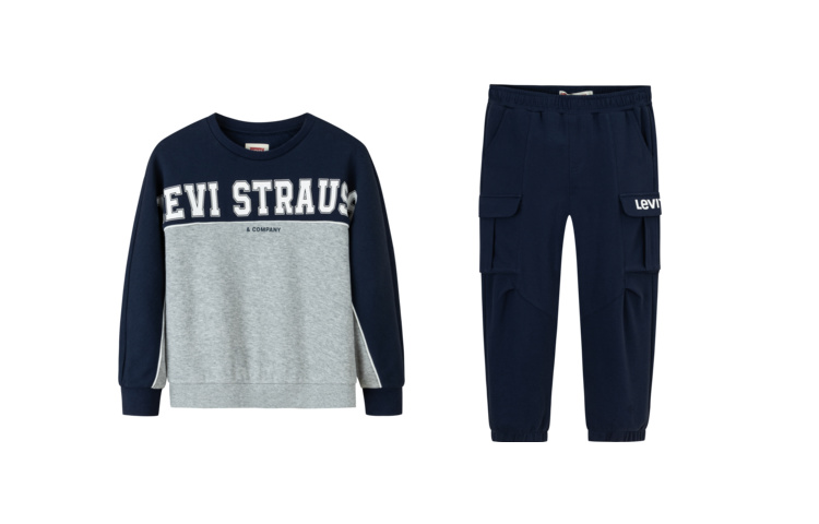 Levis Levi's удобный костюм без капюшона толстовка и брюки casual темный индиго для подростков
Levis Levi's удобный костюм без капюшона толстовка и брюки casual темный индиго для подростков