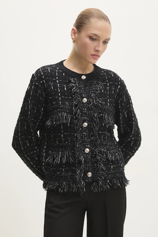 Кардиган с добавлением шерсти Answear.Lab, черный
Кардиган с добавлением шерсти Answear.Lab, черный