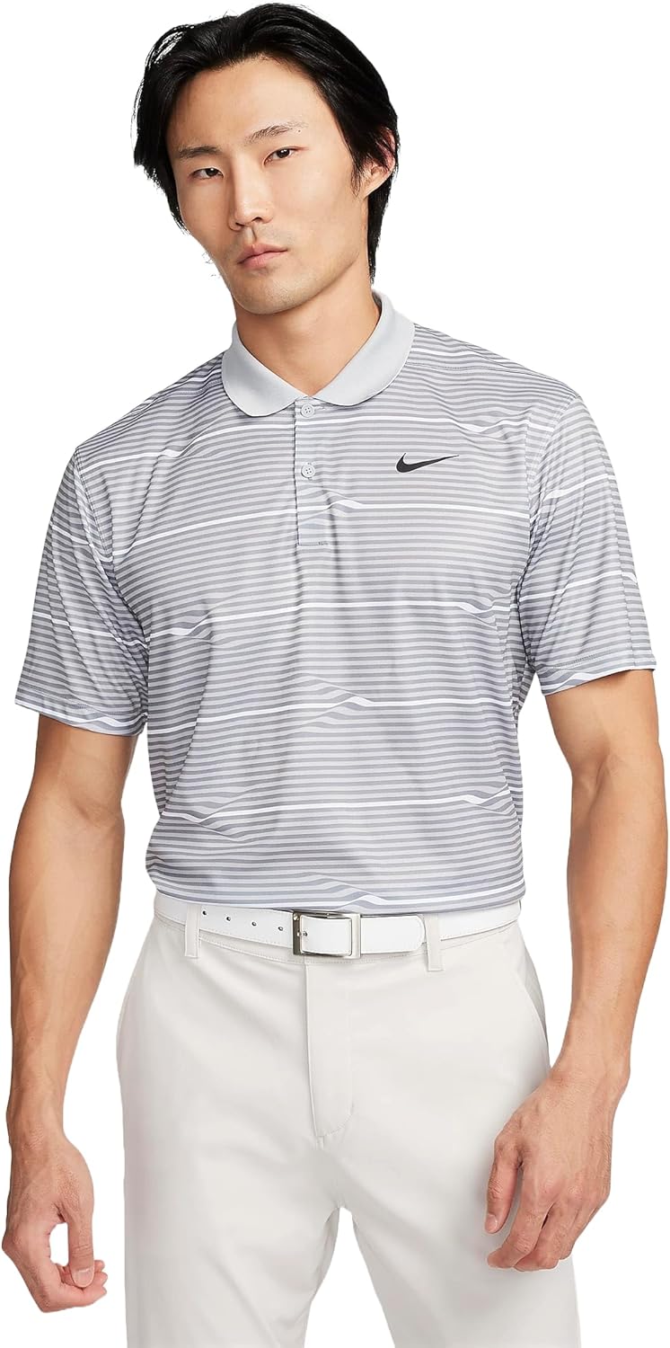 Мужская футболка-поло для гольфа Nike Dri-FIT Victory (сезонные и лимитированные цвета), Cool Grey (Ripple)
Мужская футболка-поло для гольфа Nike Dri-FIT Victory (сезонные и лимитированные цвета), Cool Grey (Ripple)