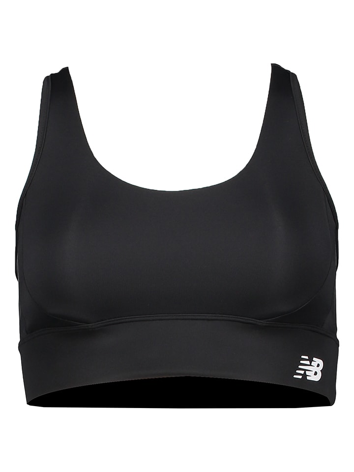 Спортивный бюстгальтер New Balance, черный
Спортивный бюстгальтер New Balance, черный