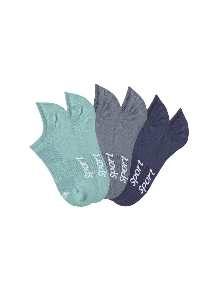 Носки Bench Sneakersocken, цвет 2x dunkel mint, 2x marine, 2x grau 
Носки Bench Sneakersocken, цвет 2x dunkel mint, 2x marine, 2x grau