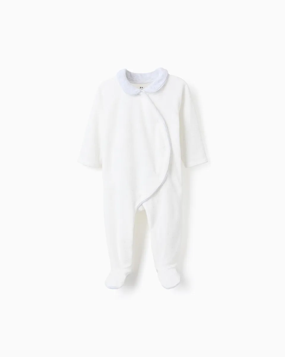 Бархатная пижама для мальчика с воротником Питер Пэн Zippy, белый
Бархатная пижама для мальчика с воротником Питер Пэн Zippy, белый