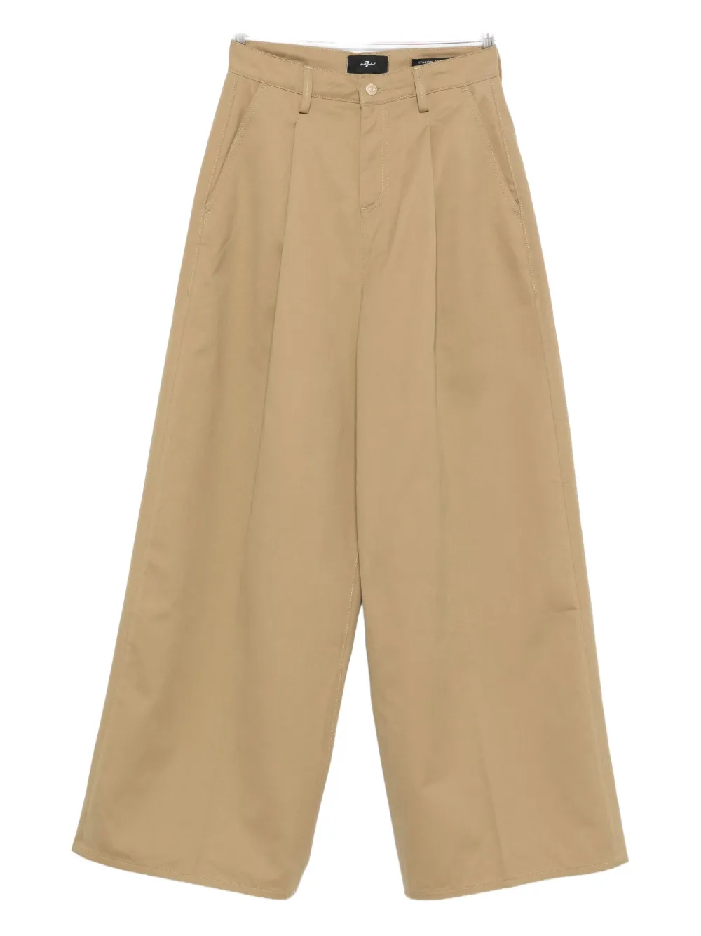 Брюки с складками 7 For All Mankind, нейтральный
Брюки с складками 7 For All Mankind, нейтральный