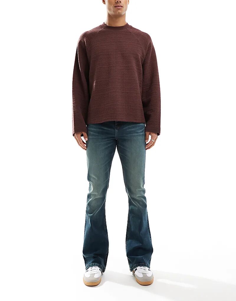 Расклешенные джинсы-стрейч средне-синего цвета с зеленым оттенком ASOS DESIGN
Расклешенные джинсы-стрейч средне-синего цвета с зеленым оттенком ASOS DESIGN