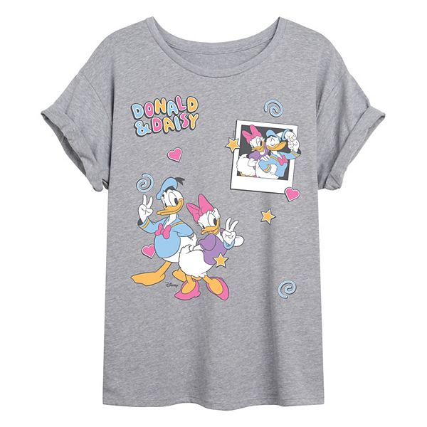Футболка Juniors' Donald & Daisy Duck collage vintage oversized Disney, Heather Gray
Футболка Juniors' Donald & Daisy Duck collage vintage oversized Disney, Heather Gray