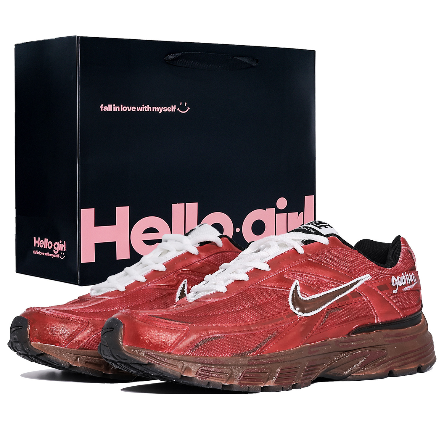 Инициатор амортизация, износостойкие низкие кроссовки для бега unisex Nike, красный
Инициатор амортизация, износостойкие низкие кроссовки для бега unisex Nike, красный