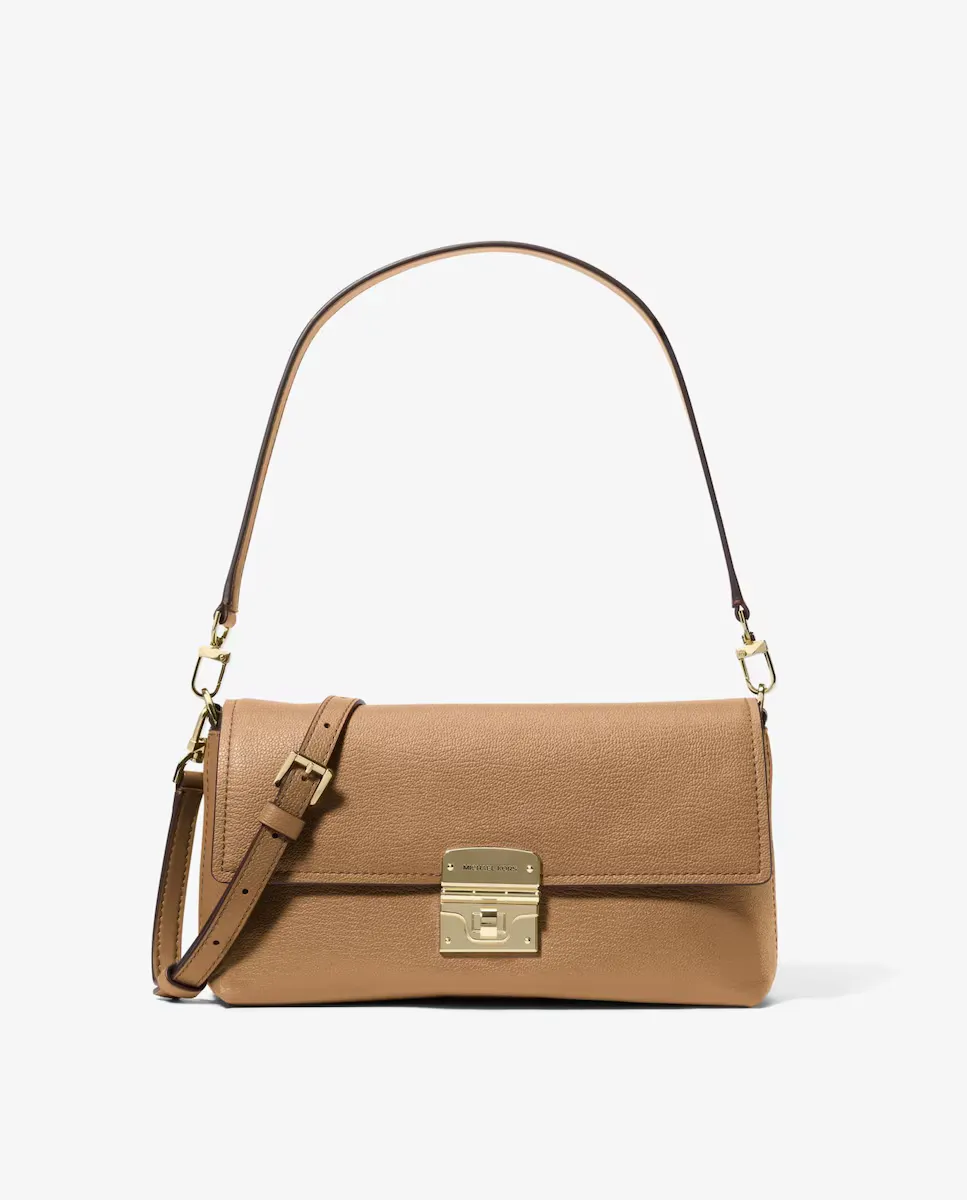 Кожаная сумка через плечо Addie, трансформируемая в сумку через плечо Michael Michael Kors, бежевый
Кожаная сумка через плечо Addie, трансформируемая в сумку через плечо Michael Michael Kors, бежевый